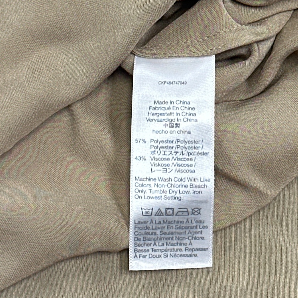 Madewell Gold Maxi Skirt - Sz 10 - Picture 4 of 5